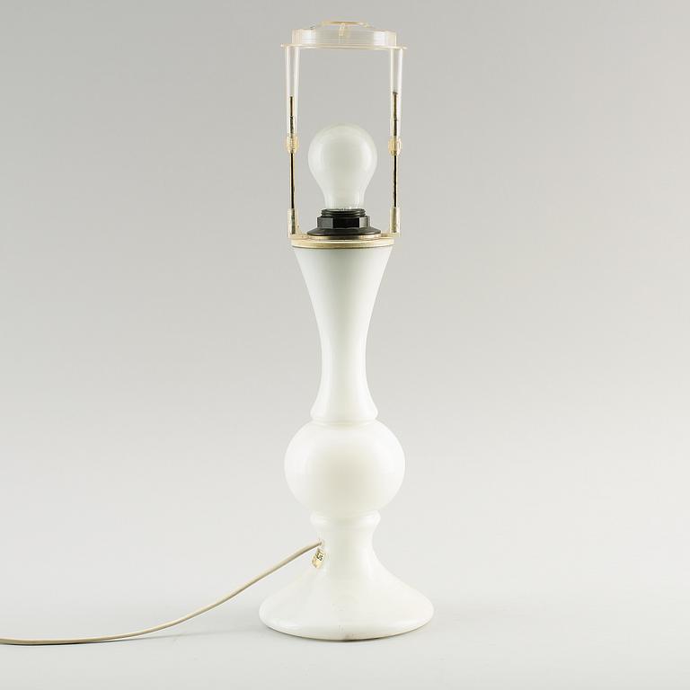 BORDSLAMPA, glas, Nr 212, Luxus, 1900-talets mitt.