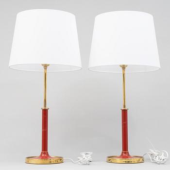 Josef Frank, a pair of model G 2466 table lamps, Firma Svenskt Tenn.