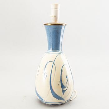 An Herman Kähler signed HAK table lamp, Denmark.