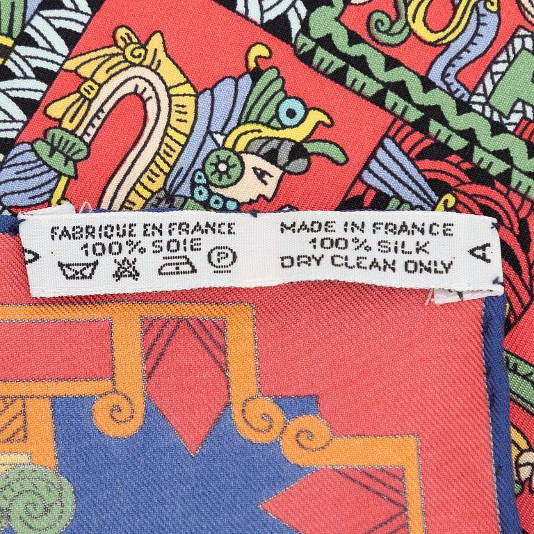 Hermès, scarf, "Astres et Soleils".