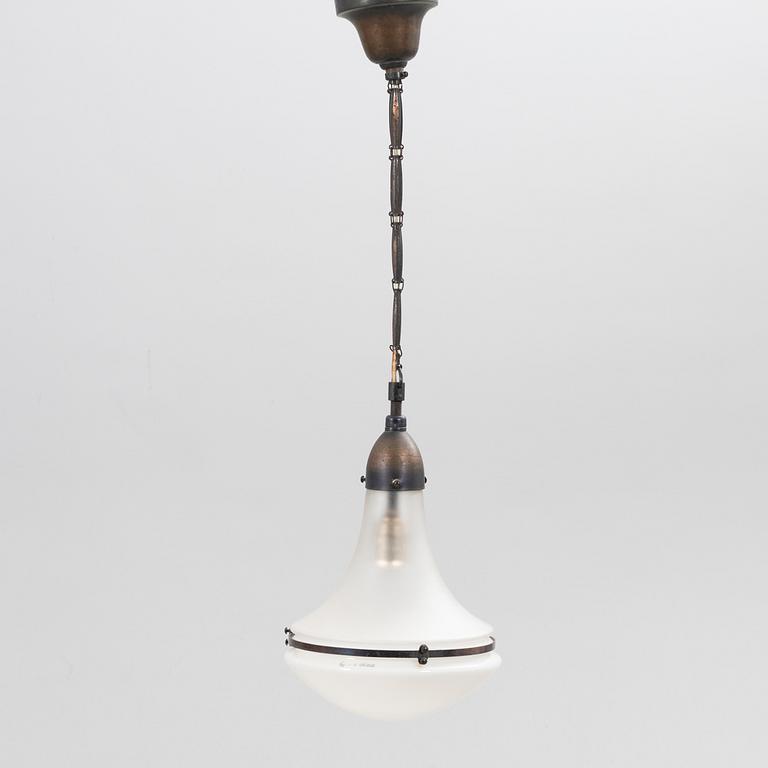 Peter Behrens, Ceiling lamp, "Luzette", AEG, first half of the 20th century.