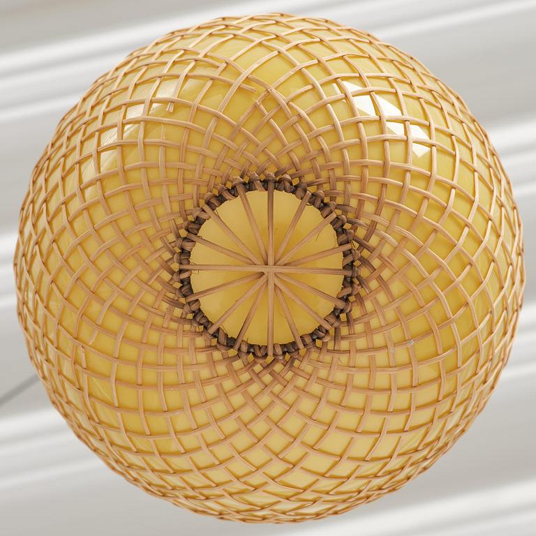 Swedish Modern, a pair of ceiling lamps, 1940s.