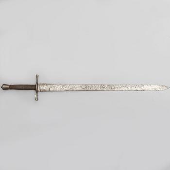 SWORD, Dutch/German, the blade from the 1640's, the hilt possibly later.