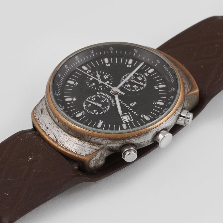 ARMBANDSUR, herr, Hasselblad, chronograph.