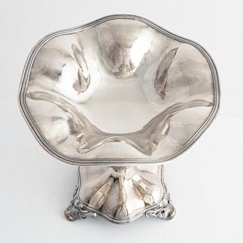 Gustaf Möllenborg, skål på fot, silver, Stockholm, 1856.