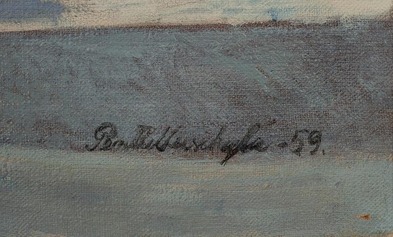 PENTTI UUSIKYLÄ, olja på duk, sign. och dat. -59.