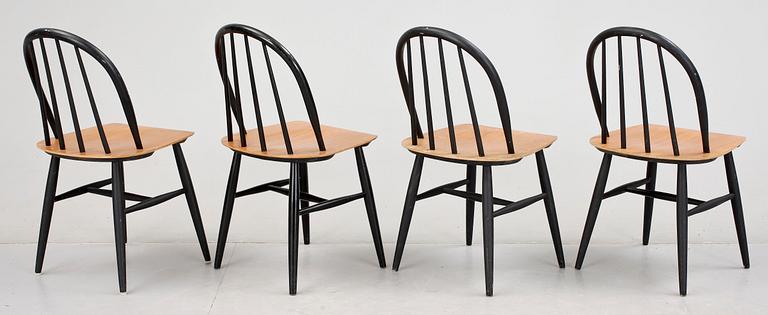 STOLAR, 4 st, Fanett, Ilmari Tapiovaara, Edsbyverken. 1950/60-tal.