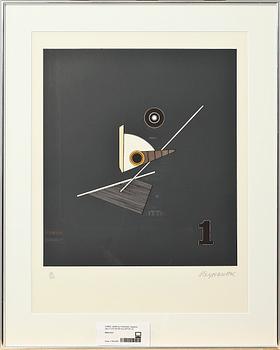 ALAIN LE YAOUANC, färglitografier, 2 st, sign o numr 62/125 resp 60/125.