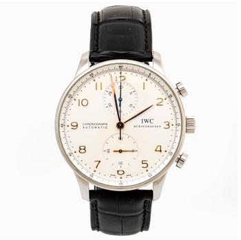 IWC Schaffhausen Portuguese Chronograph, armbandsur 41 mm.
