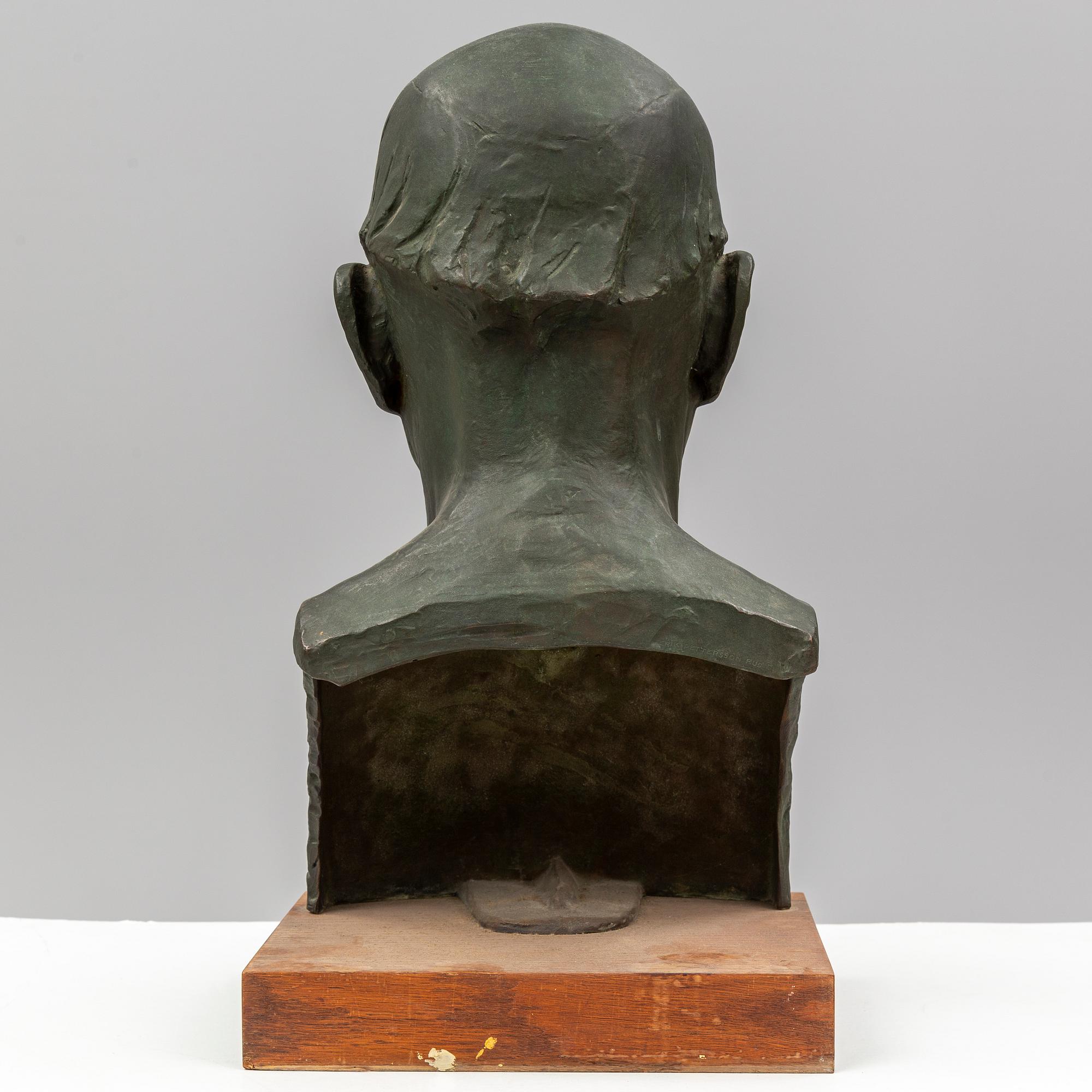 ERIC HEDLAND, sculpture, bronze, signed.