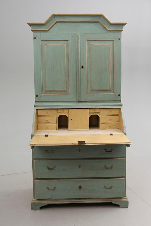 SKRIVSKÅP, allmoge, 1800-talets första hälft.