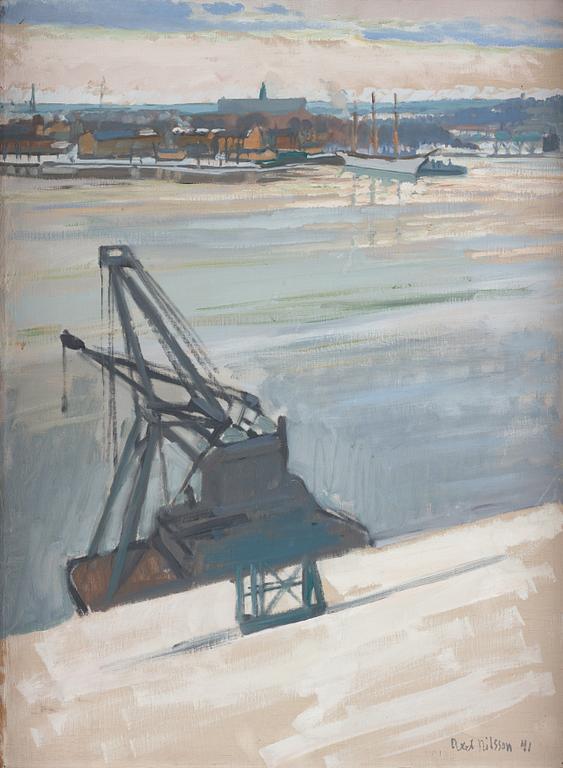 AXEL NILSSON, olja på duk, signerad och daterad -41.