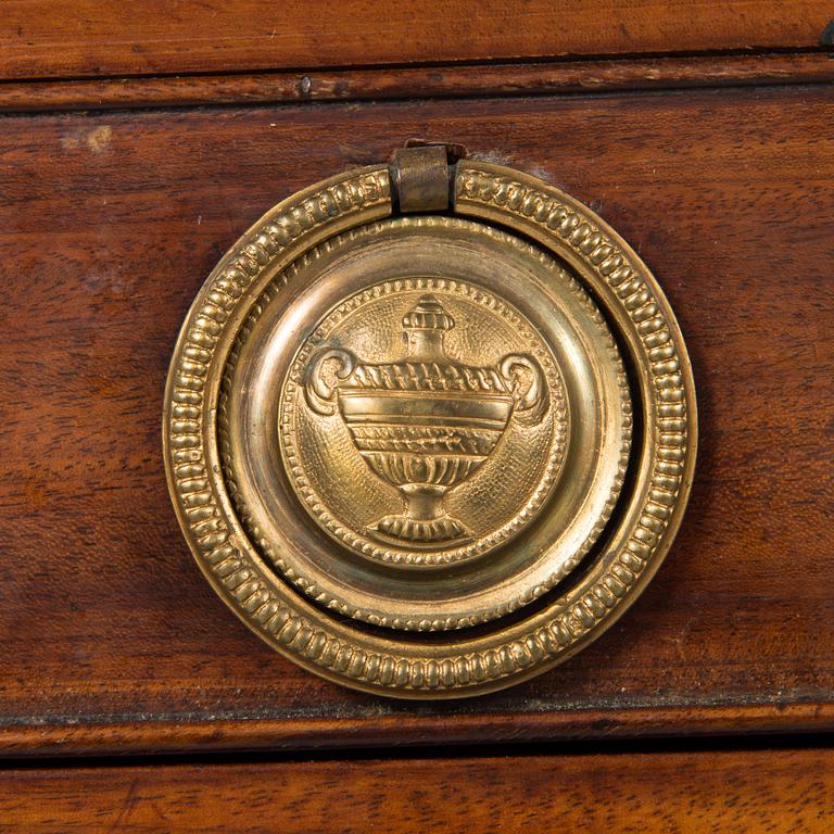 An 18th century late Gustavian secretaire chest of drawers.