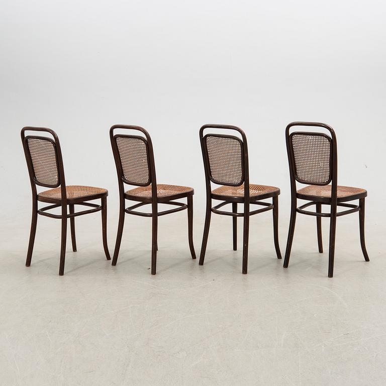 Chairs, 4 pcs, Thonet, early 20th century.