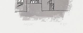 MADELEINE PYK, färglitografi, signerad och numrerad 268/295.