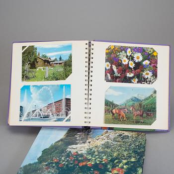 EN SAMLING VYKORT, 6 album, mestadels 1900-tal.