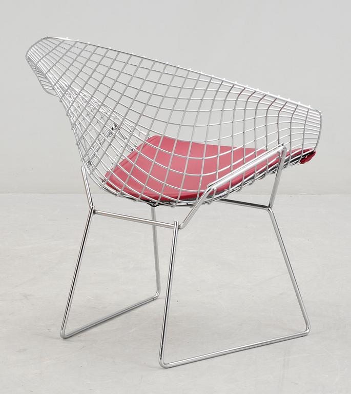 FÅTÖLJ, "Diamond Chair", Harry Bertoia, ny tillverkning av Knoll, modellen formgiven 1952.