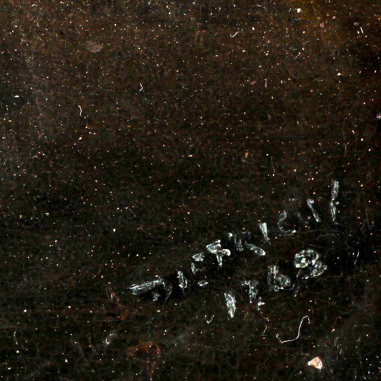 CHRISTIAN WILHELM DIETRICH, tillskriven olja på pannå, sign o dat 1768.