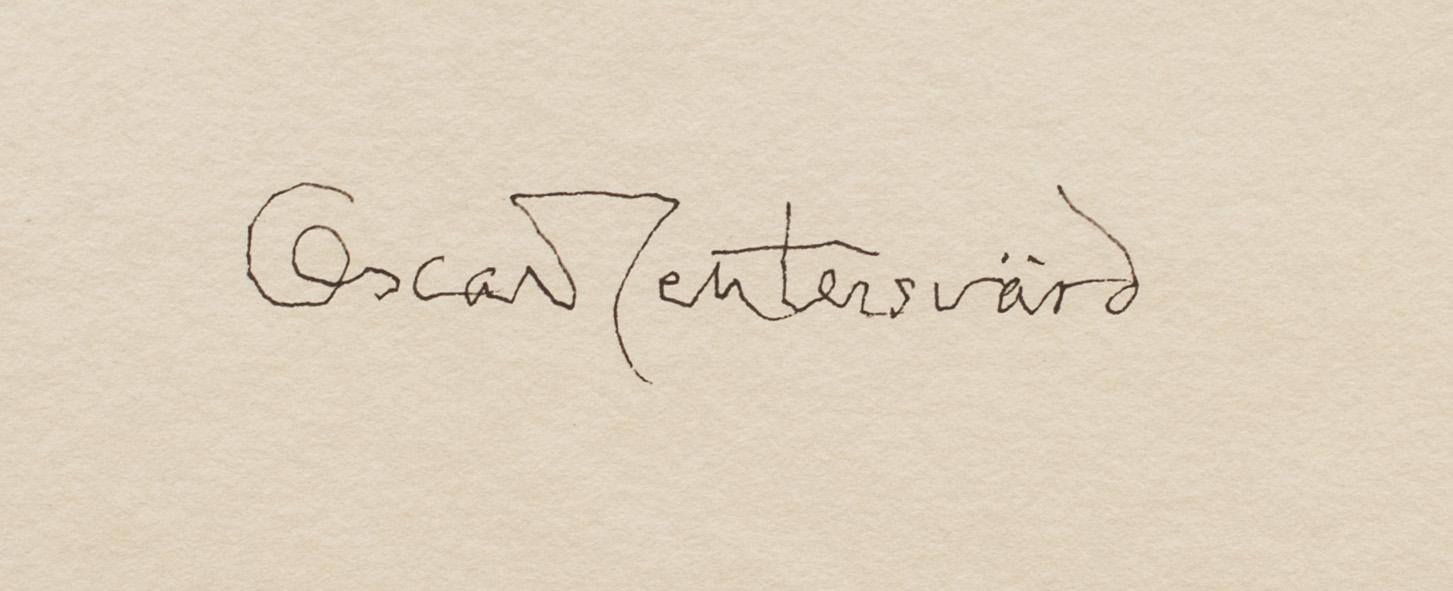 OSCAR REUTERSVÄRD, 15 st, akvareller och tusch på papper, flertalet signerade.