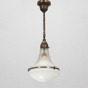 Peter Behrens, taklampa, "Luzette" för AEG (Allgemeine Electricitäts-Gesellschaft), Tyskland.