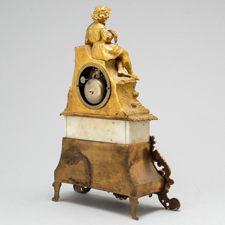 A mid 19th century table clock.