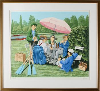 ULF GREDER, färglitografi, signerad och numrerad 176/360.