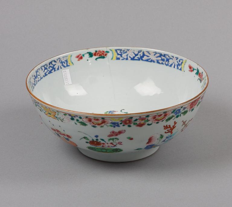 SKÅL, porslin, Qianlong, Kina 1700-tal.