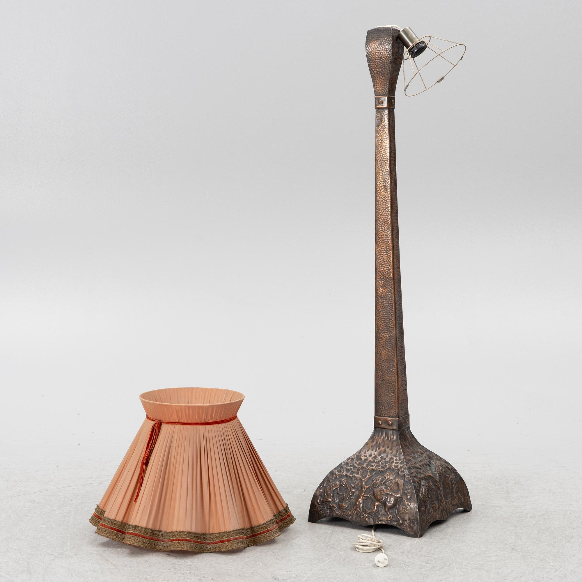 Jugend/Art Nouveau, Floor lamp, early 20th century.