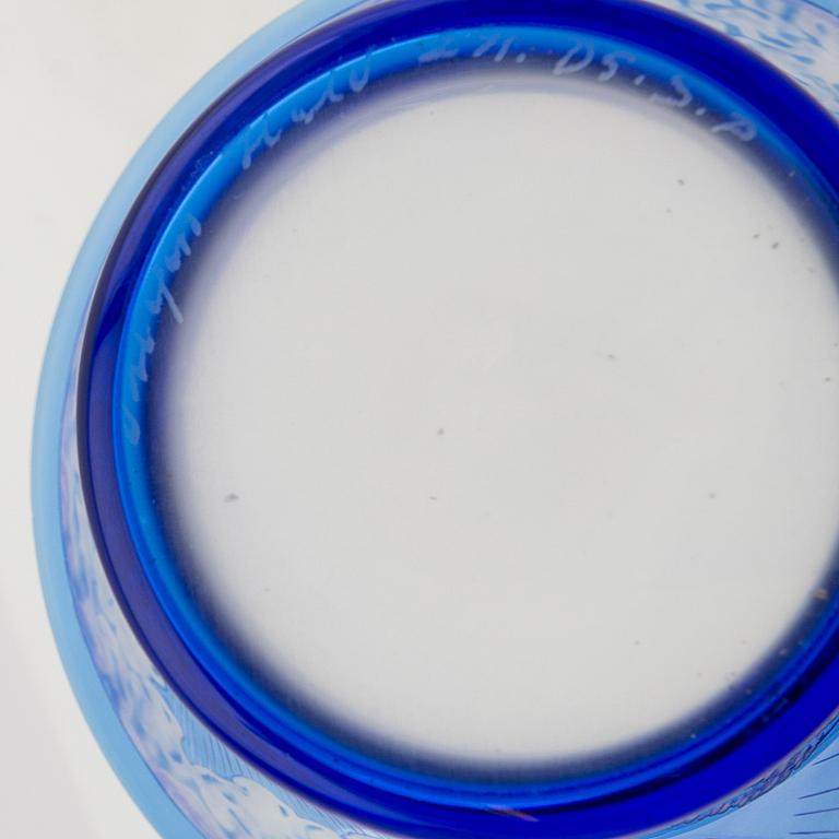 Edward Hald, a 'Åskvädret', Orrefors, 1966.