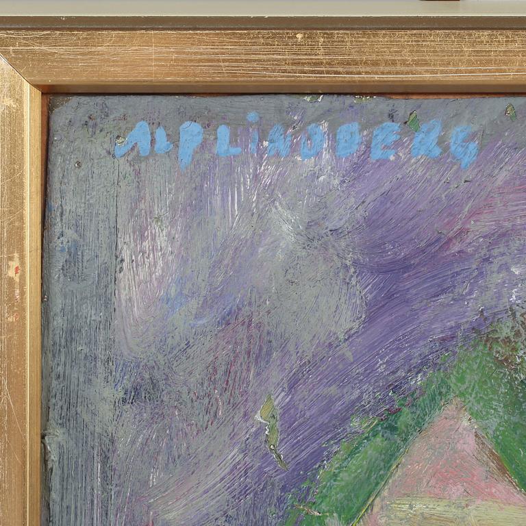 ALF LINDBERG, olja på duk, signerad.