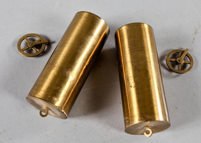 VÄGGPENDYL, nyrenässans, sent 1800-tal.