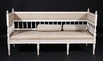 SOFFA. Gustaviansk stil, 1800-tal.