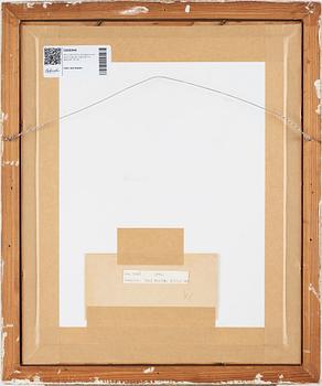 NELL WALDEN, mixed media on print, signed and dated - 74.