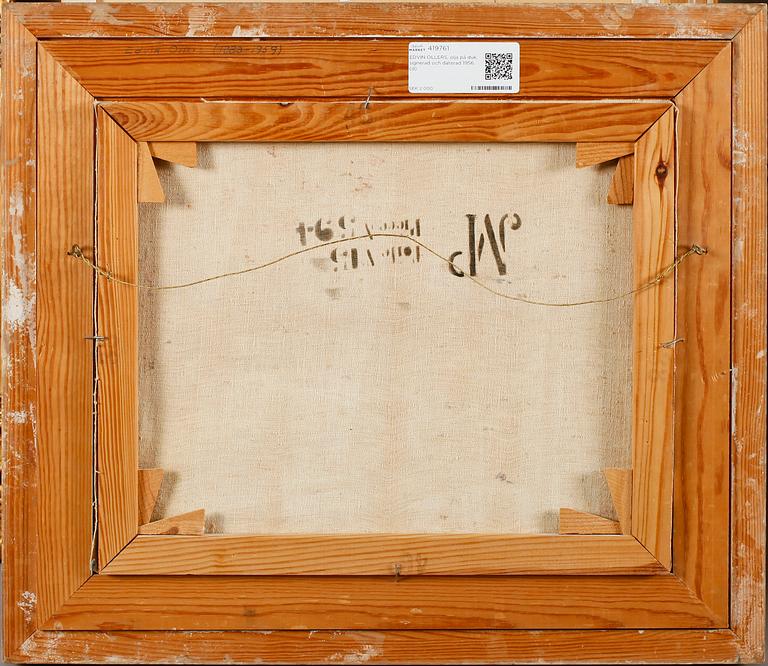 EDVIN OLLERS, olja på duk, signerad och daterad 1956.