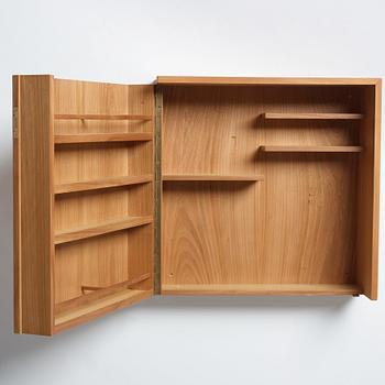 Bruno Mathsson, an elm veneered wall hung bar cabinet, Karl Mathsson, Sweden 1938.