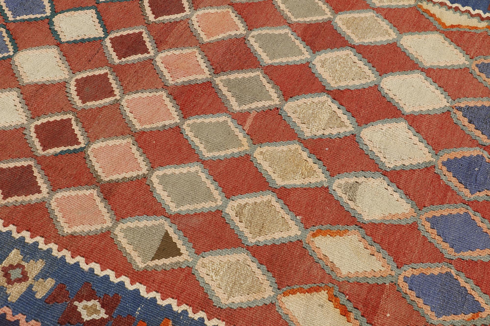 Matta, persisk nomad Kelim, ca 305 x 155 cm.