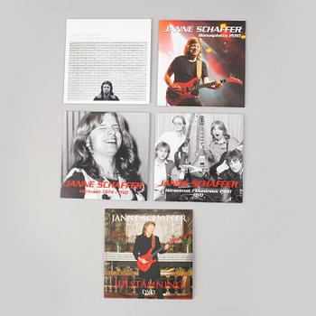 Janne Schaffer, "Music Story", box med 10 CD och 3 DVD, signerad.