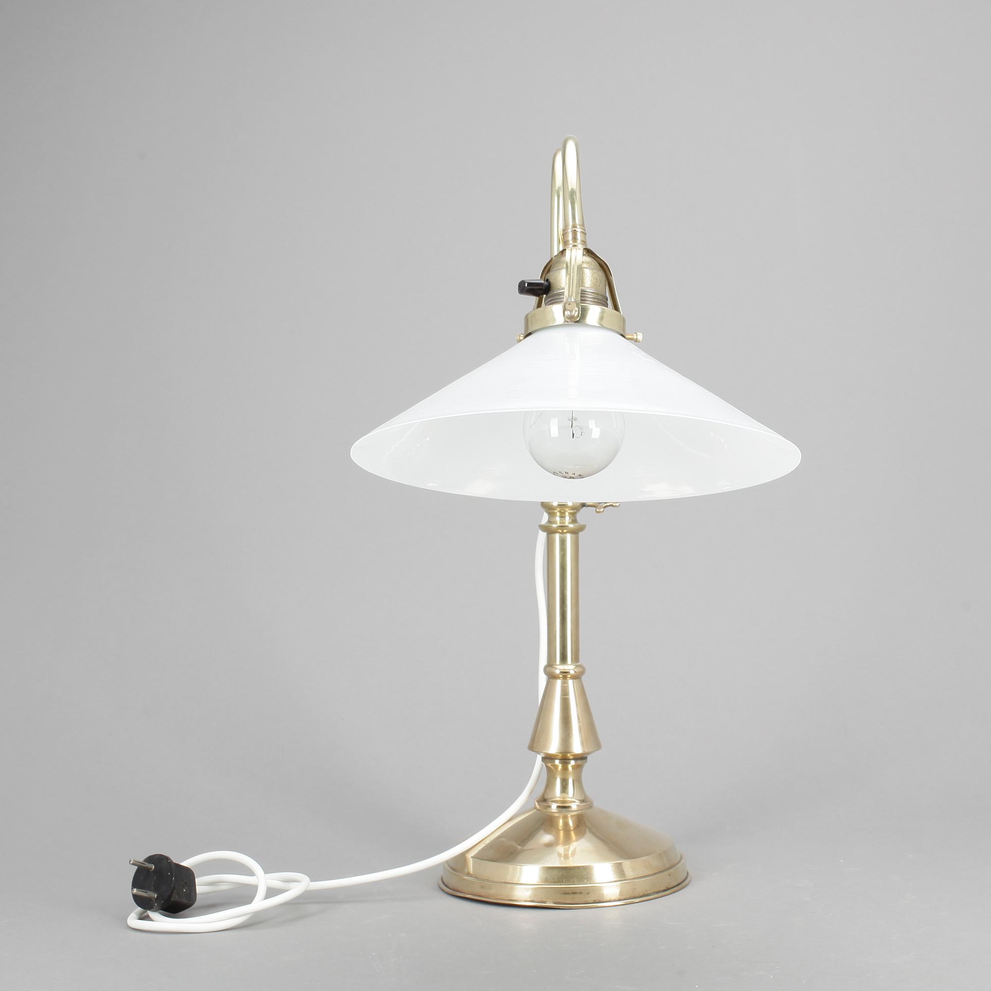 BORDSLAMPA, tidigt 1900-tal.