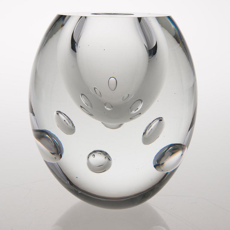 A 'Claritas' glass sculpture signed Timo Sarpaneva, Iittala 1984 C353.