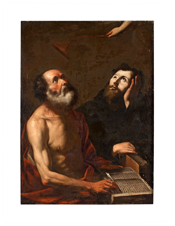Gregorio Preti Attributed to, Saint Jerome and Saint Mauro.