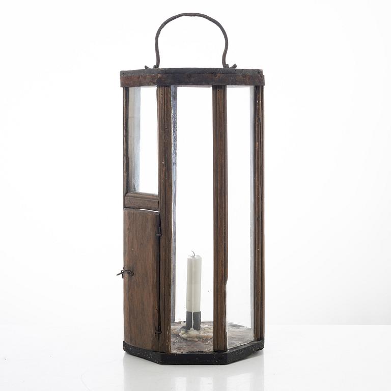 Lantern, 19th century, folk art.