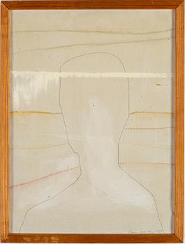 RUNE JANSSON, oil and pencil on canvas, signed Rune Jansson and dated -64.