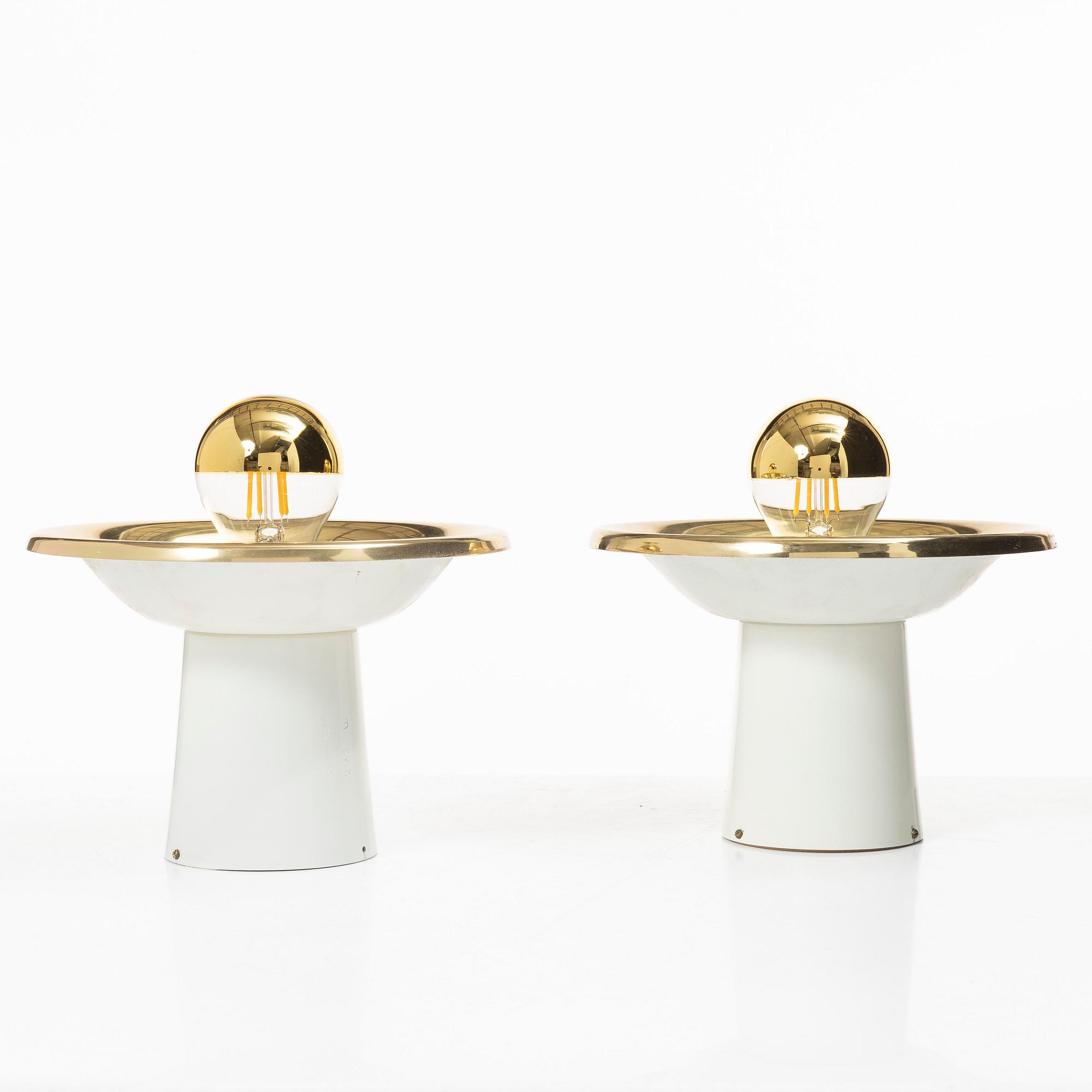 Josef Frank, Ceiling lamps, a pair, model 2162, Svenskt Tenn.