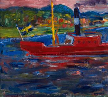 18. Ivan Ivarson, "Röd båt" (Red boat).