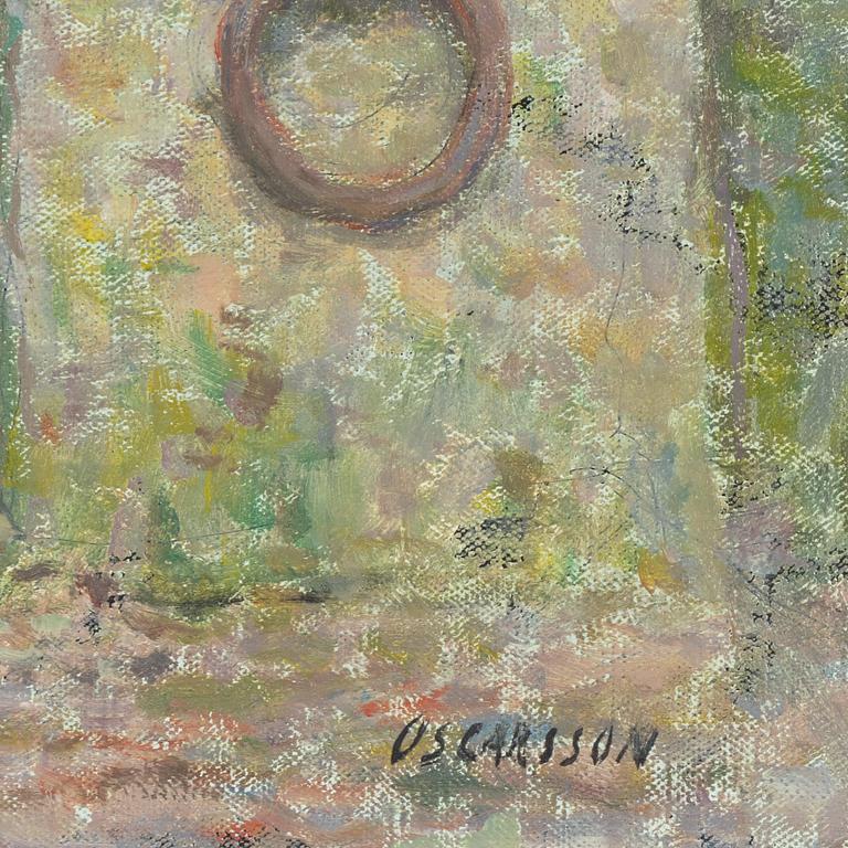 Bernhard Oscarsson, oil on canvas, signed.