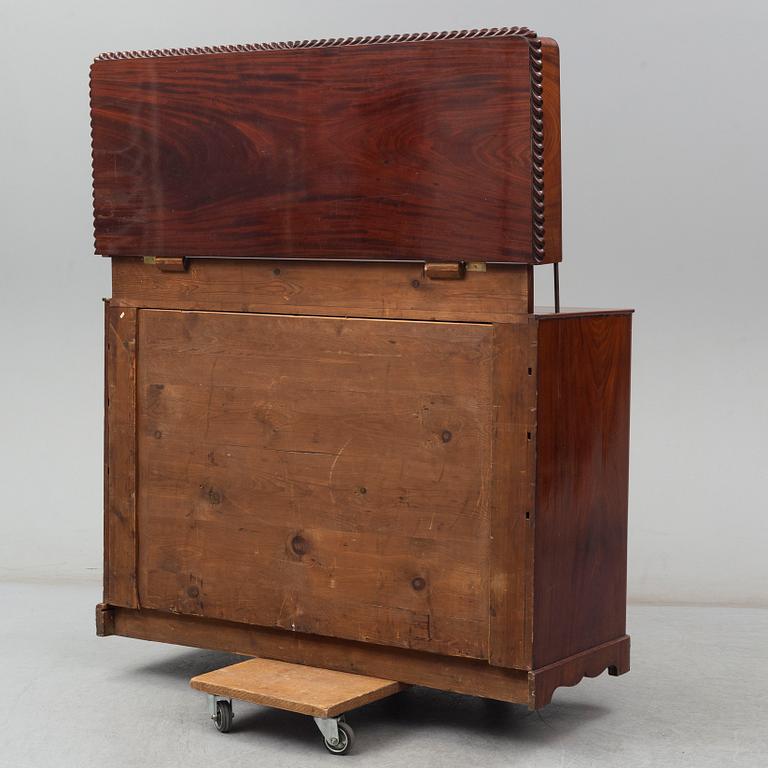 A mahogany cupboard, second half of the 19th century.