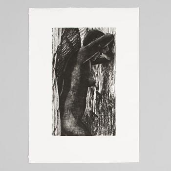 MARJATTA NUOREVA, graphic portfolio, mezzotint and drypoint 12 pcs, signed, numbered.