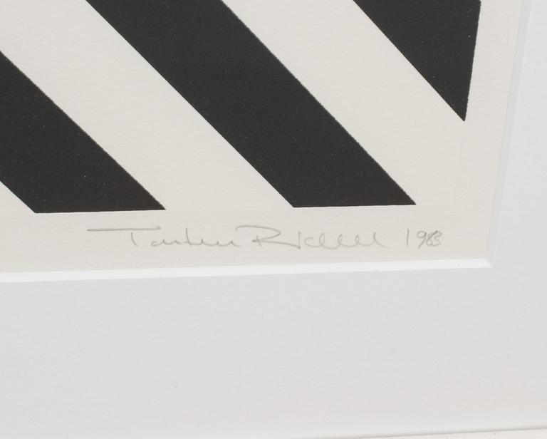 TORSTEN RIDELL, serigrafier, 2 st, signerade, daterade 1983 samt numrerade 28/33 och 24/33..