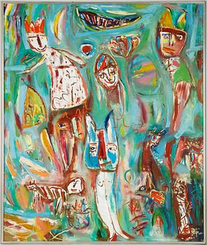 Björn Björnholt, oil on canvas, signed and dated 1989.