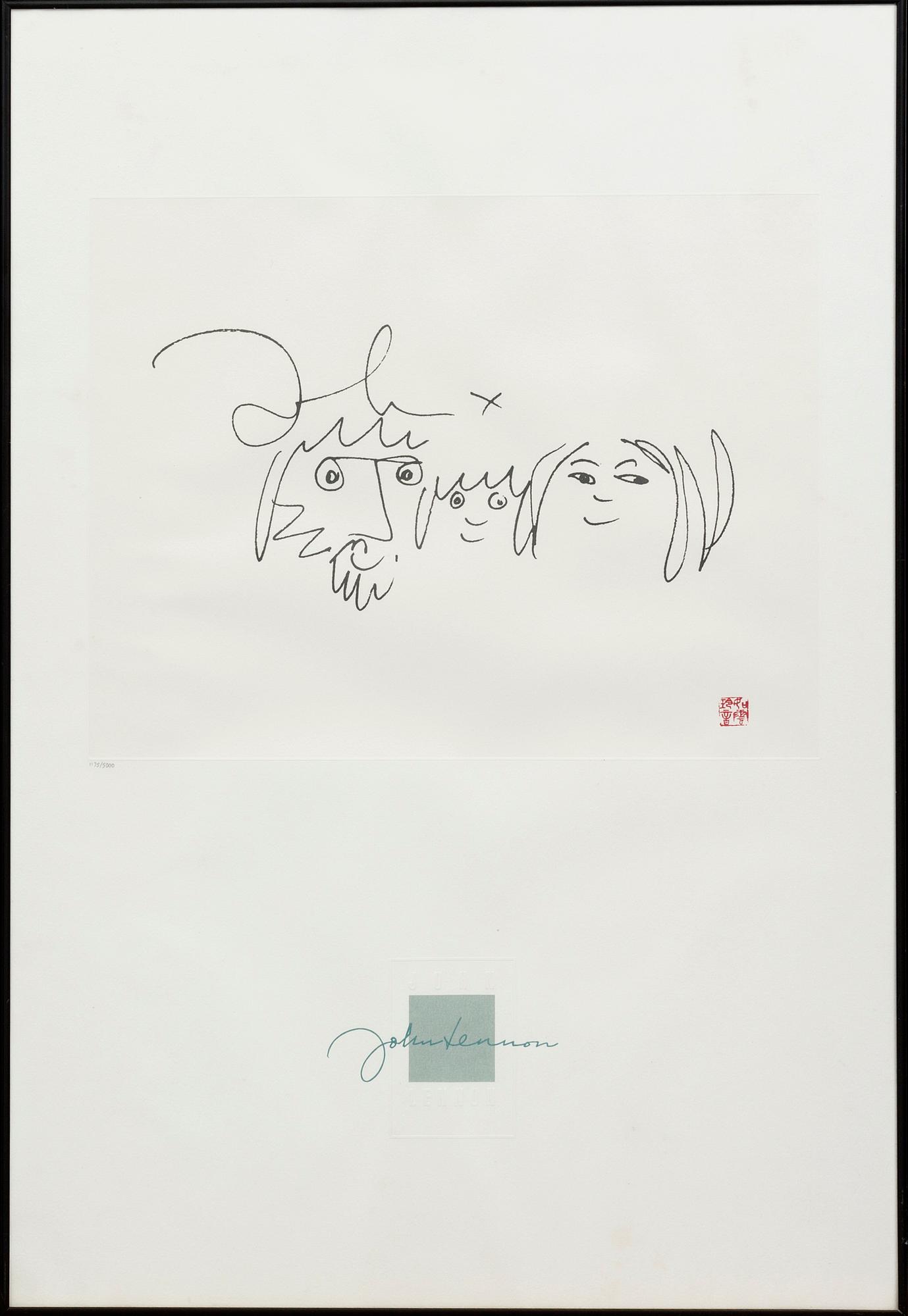 JOHN LENNON, lithograph numbered.